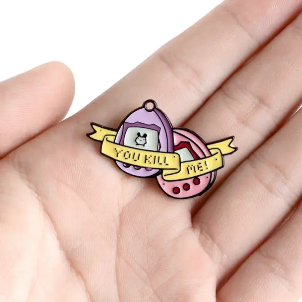 YOU KILL ME Enamel Pins Custom Brooch Gift - Image 5
