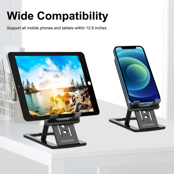 Adjustable Folding Desktop Holder for 12-Inch Devices - Image 6