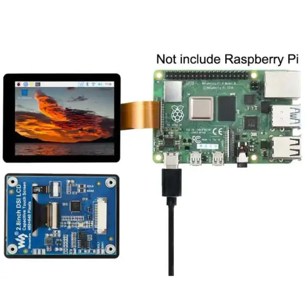 2.8 Inch DSI Touchscreen Display 480x640 Resolution - Image 6