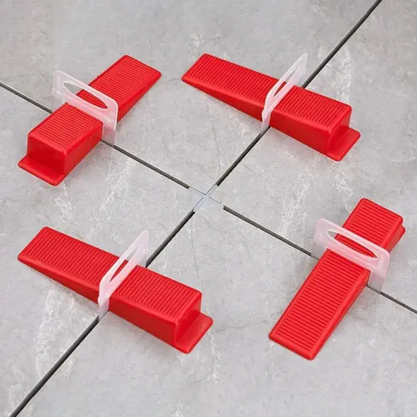 Ceramic Tile Leveling System Clips and Spacers Kit - Image 6