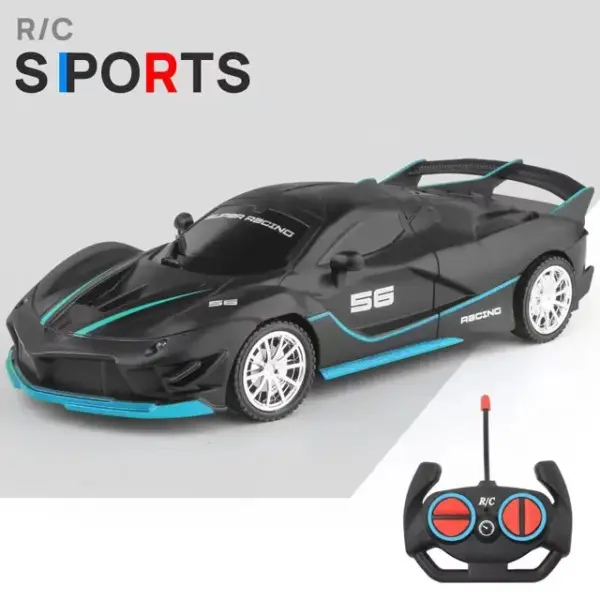 1/18 RC Car LED Light Remote Control Sports Car - Image 40