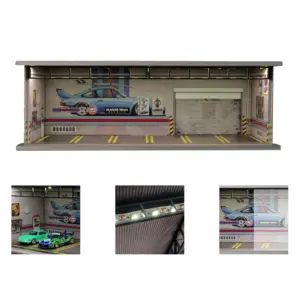 1:64 Scale LED Car Garage Diorama Model 41 S9f23564df94c402999807b2730b9c323K 2