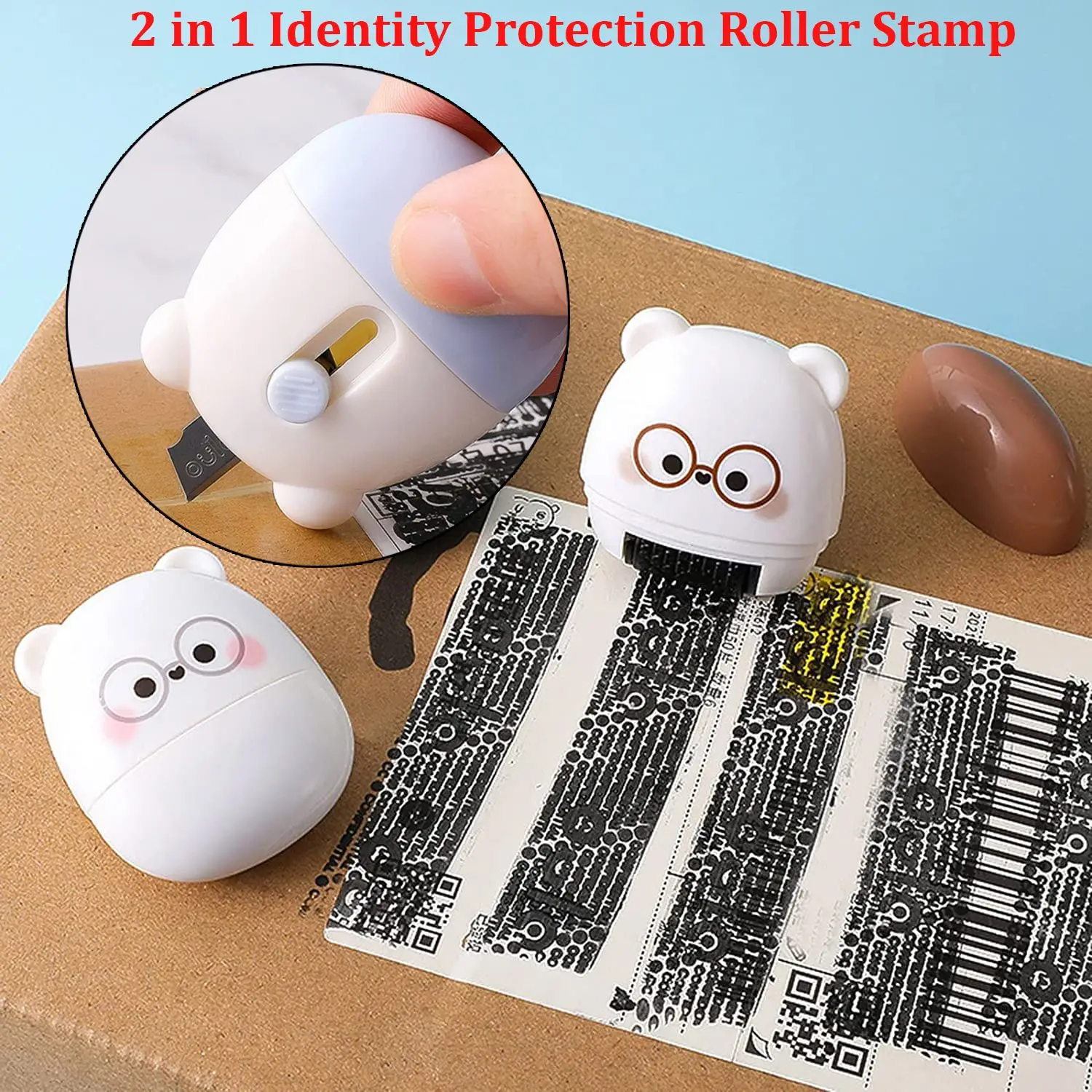 Privacy Protection Roller Stamp for Sensitive Documents 2 Privacy Protection Roller Stamp for Sensitive Documents - Image 2