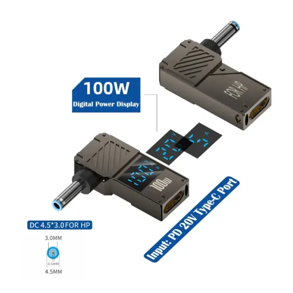 USB-C to DC Converter 100W with Display - Image 12