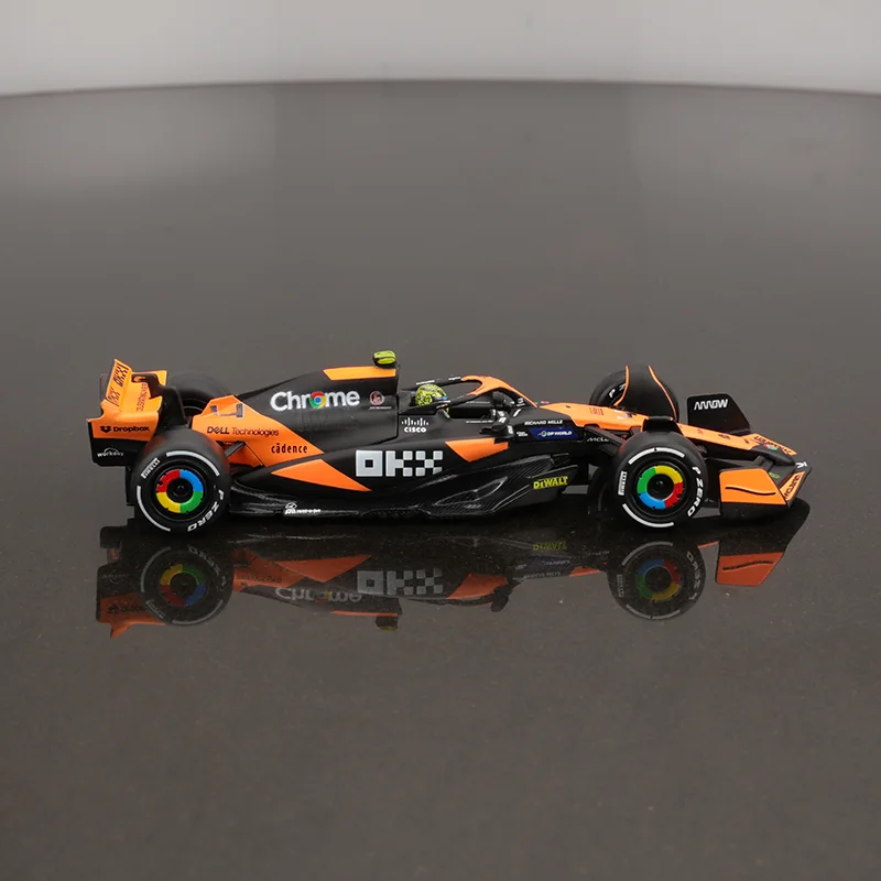 Bburago 1:24 McLaren Mcl38 Miami Diecast Model 5 Bburago 1:24 McLaren Mcl38 Miami Diecast Model - Image 5