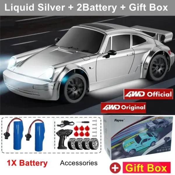4WD RC Drift Car with LED Lights and Remote - Image 13