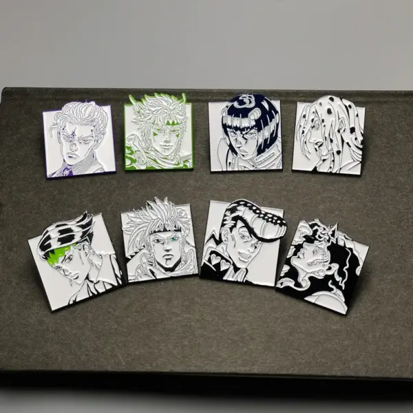 JoJos Bizarre Adventure Enamel Pin Badge for Fans - Image 2