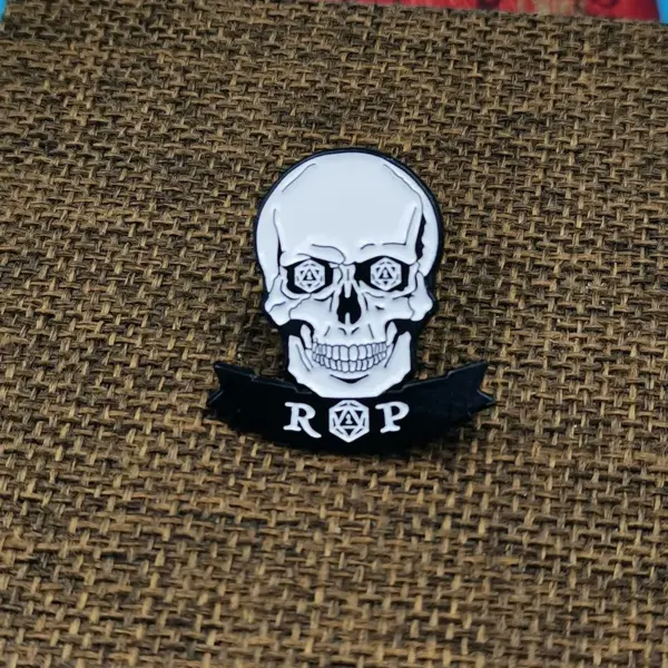 Dungeon Dice D20 Anime Brooch Pin Accessories - Image 3