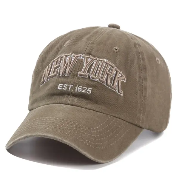 2025 Unisex New York Washed Cotton Cap - Image 13