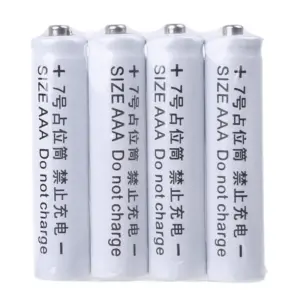 4-Pack AA AAA Dummy Battery Placeholder Cylinders 23 S9fca59e5618546e49c1720cb360ec564T