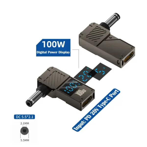 USB-C to DC Converter 100W with Display - Image 24