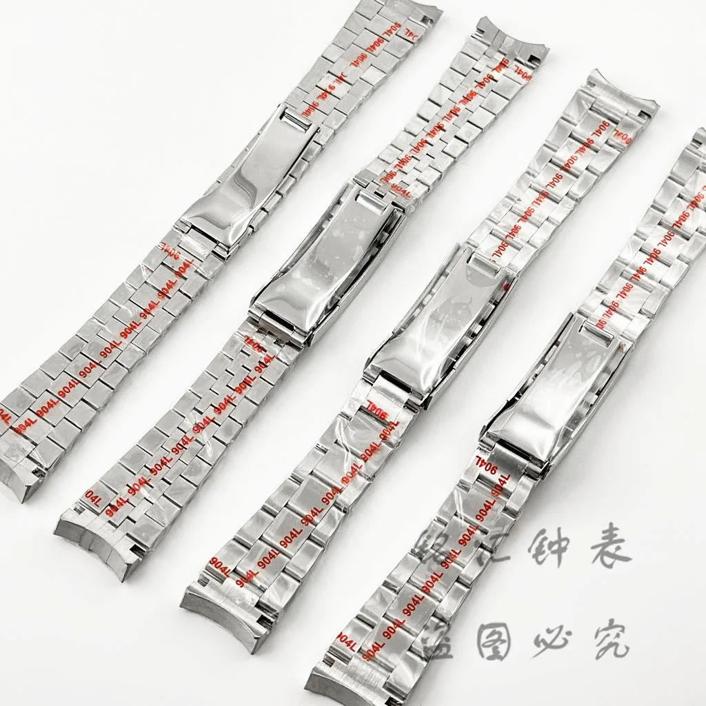 20MM 904L Silver Stainless Steel Watch Band 2 20MM 904L Silver Stainless Steel Watch Band - Image 2