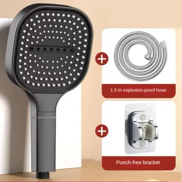 13cm Large Panel Shower Head with 3 Modes - Image 12