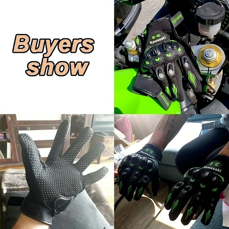 Kawasaki Summer Motocross Riding Gloves 6 Kawasaki Summer Motocross Riding Gloves - Image 6