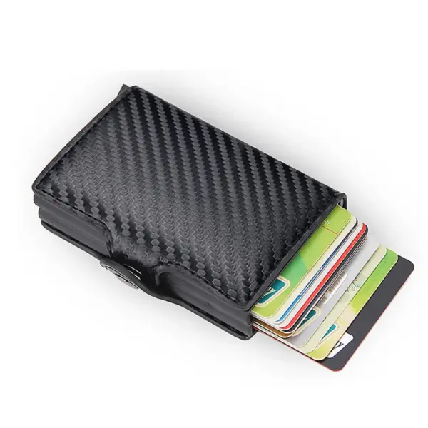 RFID Blocking Leather Wallet with Card Holder - Image 2