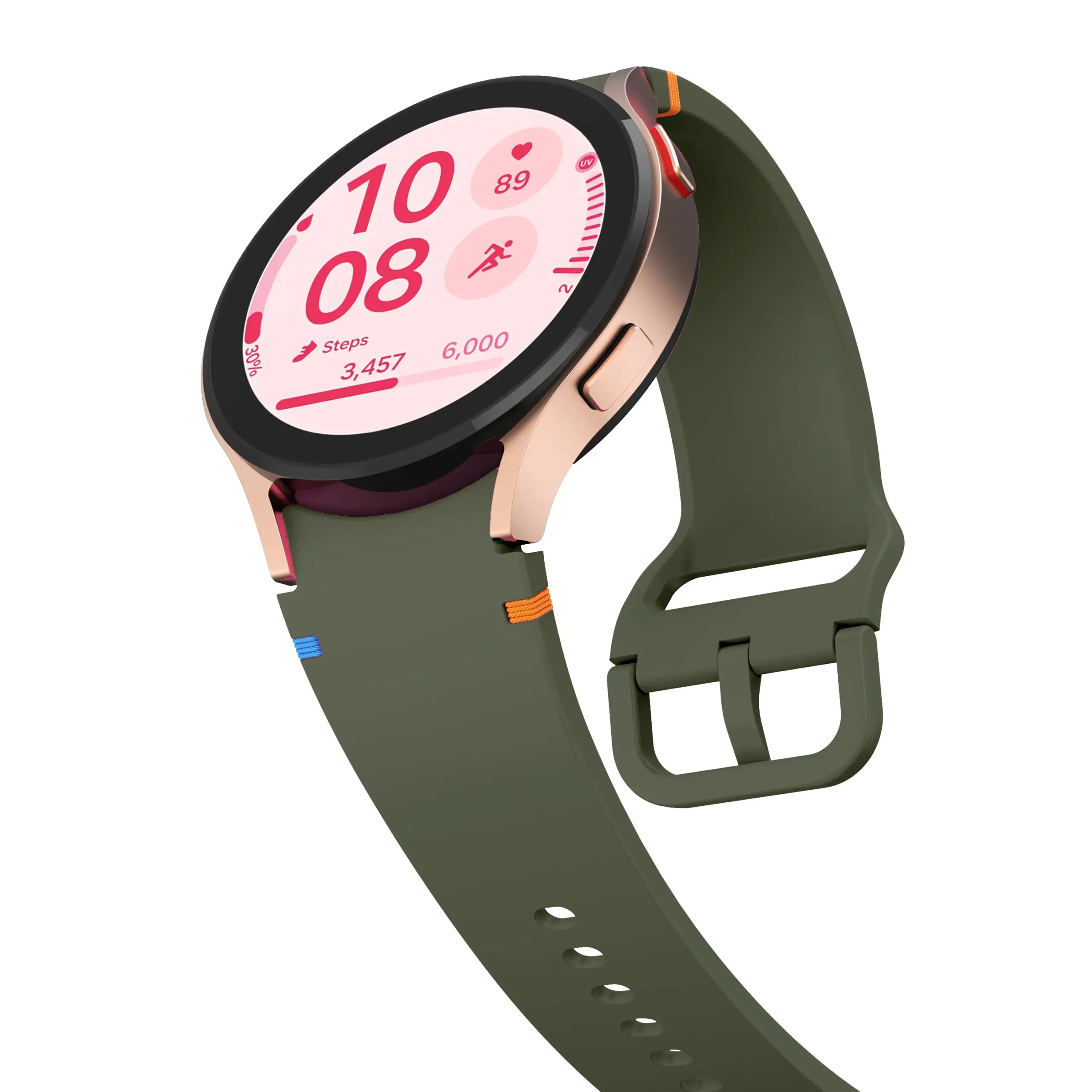 20mm Silicone Strap for Samsung Galaxy Watch Models 8 20mm Silicone Strap for Samsung Galaxy Watch Models - Image 8