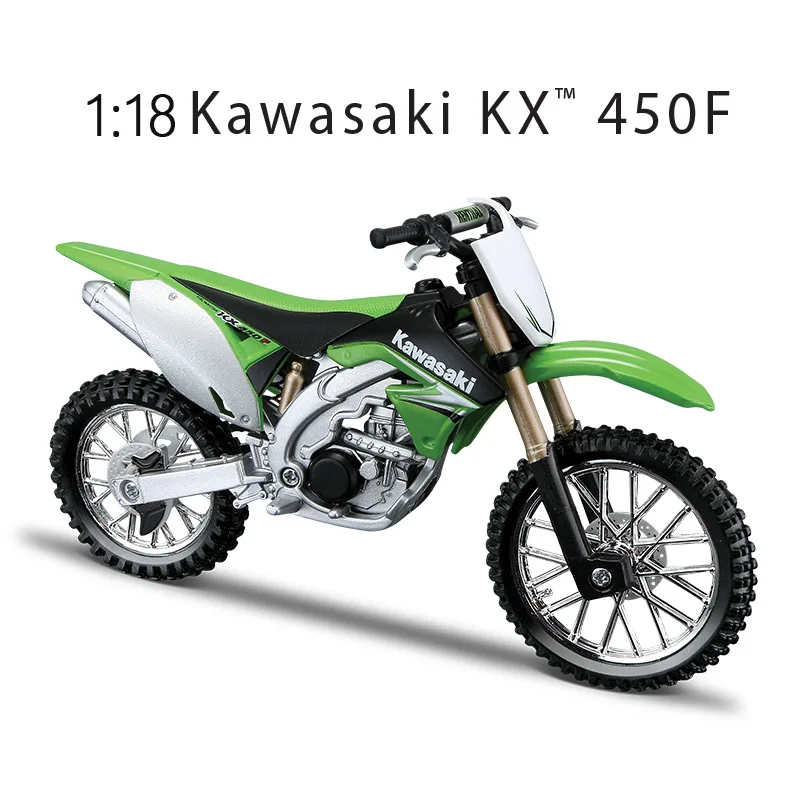 Bburago 1:18 Kawasaki KX450F Diecast Motorcycle 12 Bburago 1:18 Kawasaki KX450F Diecast Motorcycle - Image 12