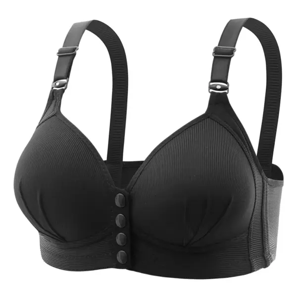 Large Front Buckle Push-Up Women's Bra - Image 5