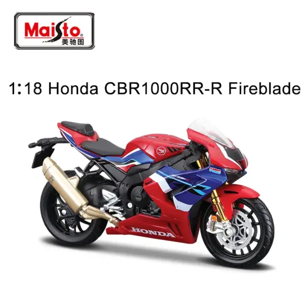 Maisto 1:18 Yamaha MT10 Diecast Motorcycle Model - Image 9