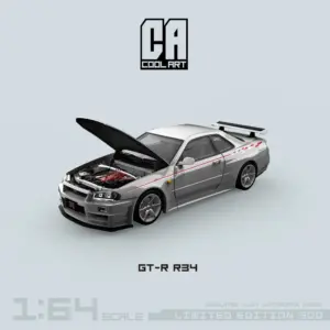 COOL ART 1:64 Nissan GT-R R34 Diecast Model 10 Sa1bb410c75994b47a99459f4619515f9p