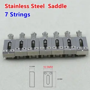 Electric Guitar Bridge Saddles Set 10.5MM/10.8MM 58 Sa1de0e97a4304a42ae50030c9b327f63i