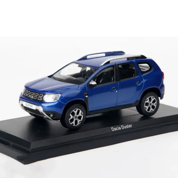 Diecast 1:43 Duster 2020 SUV Model Blue - Image 3