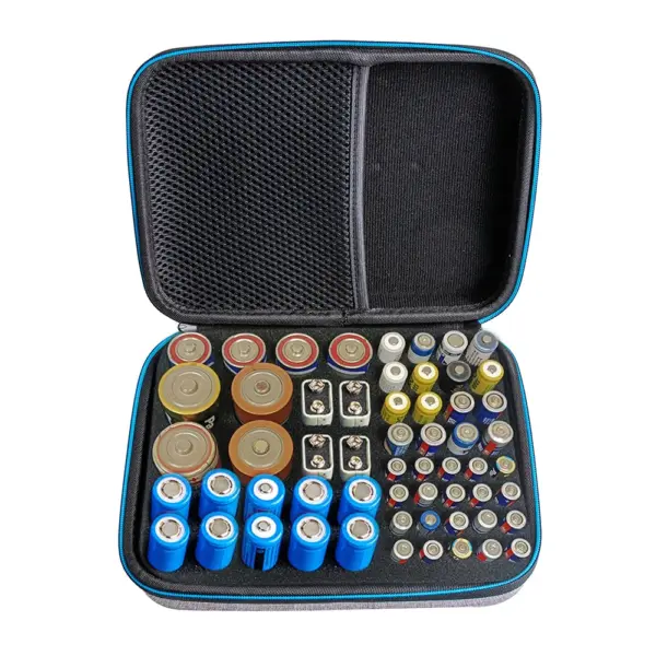 Battery Storage Case Set with Tester | Durable EVA+PU - Image 5