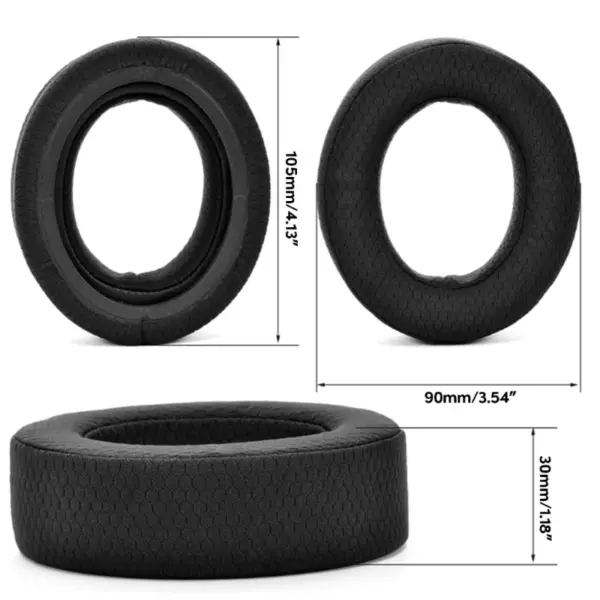 Memory Foam Ear Pads for Corsair HS50 HS60 HS70 - Image 6
