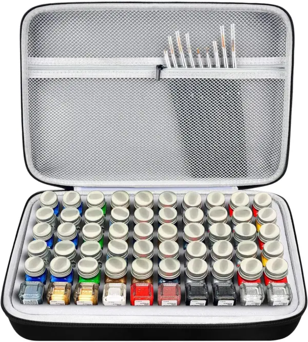 Testors Model Paint Storage Case with 9 Brushes - Image 7