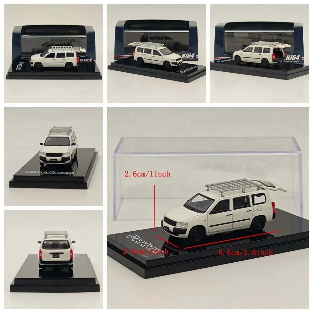 1/64 PROBOX Diecast Car Model with Roof Carrier 2 1/64 PROBOX Diecast Car Model with Roof Carrier - Image 2