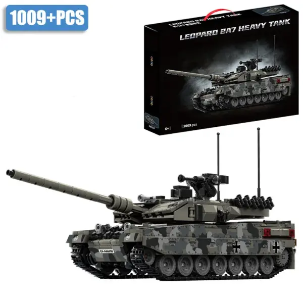 Military WW2 Leopard 2A7 Tank Building Blocks Set - Image 8
