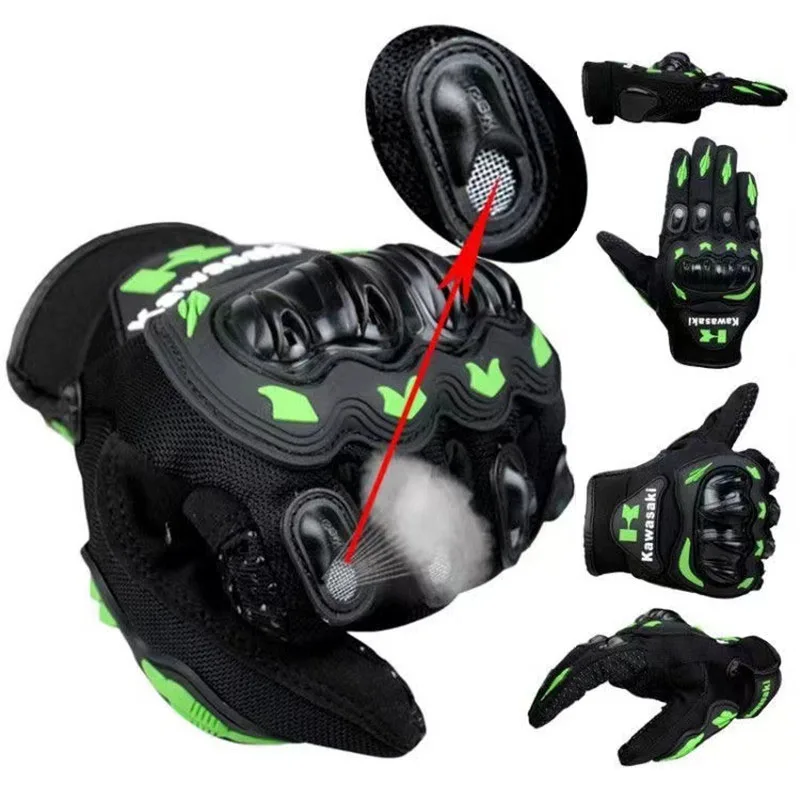 Kawasaki Summer Motocross Riding Gloves 5 Kawasaki Summer Motocross Riding Gloves - Image 5