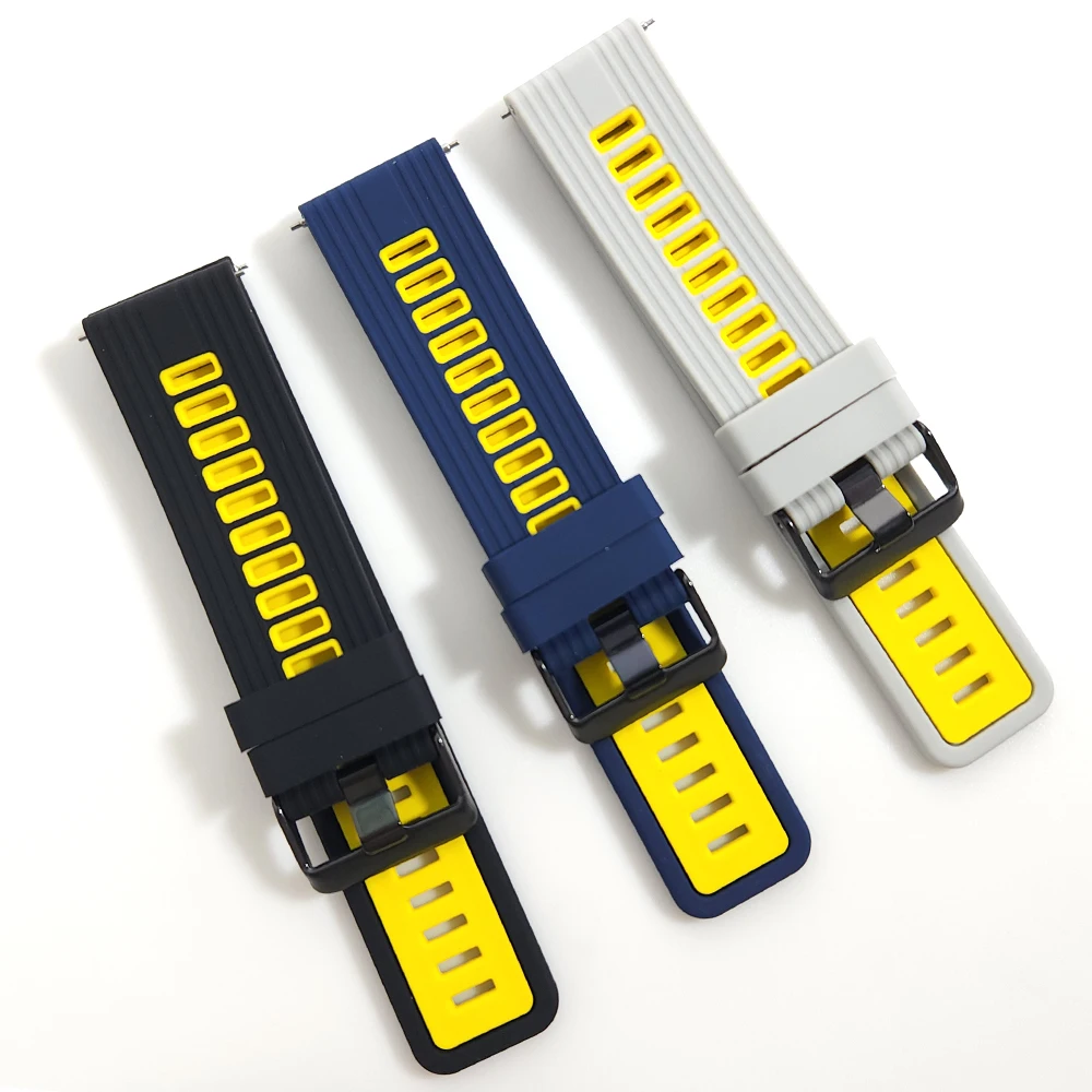 Silicone Strap for HUAWEI WATCH GT 3 Pro 46mm 4 Silicone Strap for HUAWEI WATCH GT 3 Pro 46mm - Image 4