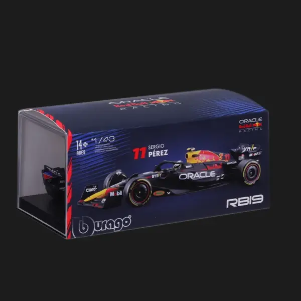 Bburago 1:43 Scale 2023 Red Bull RB19 Model - Image 6