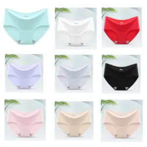 9 Pcs Women's Ice Silk Comfort Briefs 7 Sa2e7468635a04ef9b699491f39f1ecbfK