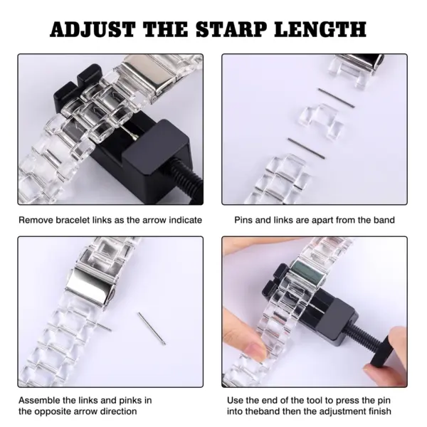 Transparent Resin Strap for Apple Watch 38-49mm - Image 6