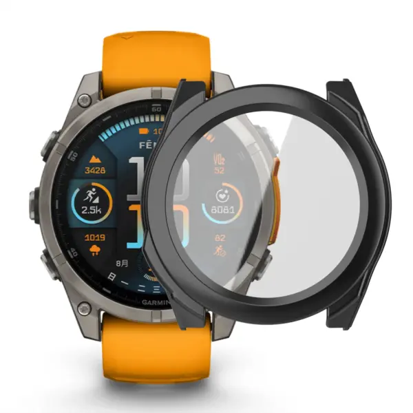 Garmin Fenix 8 Tempered Glass Case Protector - Image 6
