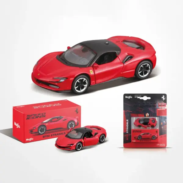 Maisto 1:64 Porsche 911 GT2 Miniature Diecast Model - Image 16