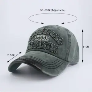 Retro Letter Embroidery Baseball Cap for All Seasons 17 Sa453944a671a4a68913947166877e90eD