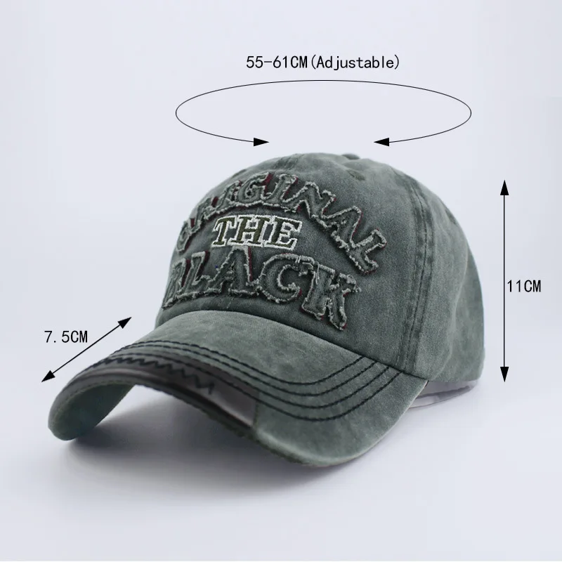 Retro Letter Embroidery Baseball Cap for All Seasons 6 Retro Letter Embroidery Baseball Cap for All Seasons - Image 6