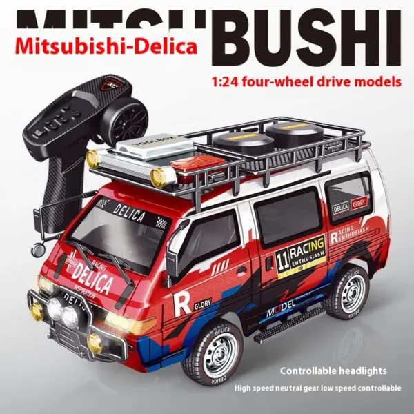 1/24 Scale 4WD RC Climbing Car with Lights - Image 9