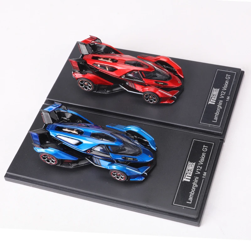 1:64 V12 Vision GT Green/Black Diecast Model 4 1:64 V12 Vision GT Green/Black Diecast Model - Image 4