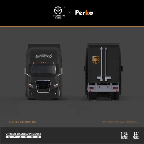 TimeMicro Perka 1:64 Scale Container Truck Model - Image 4
