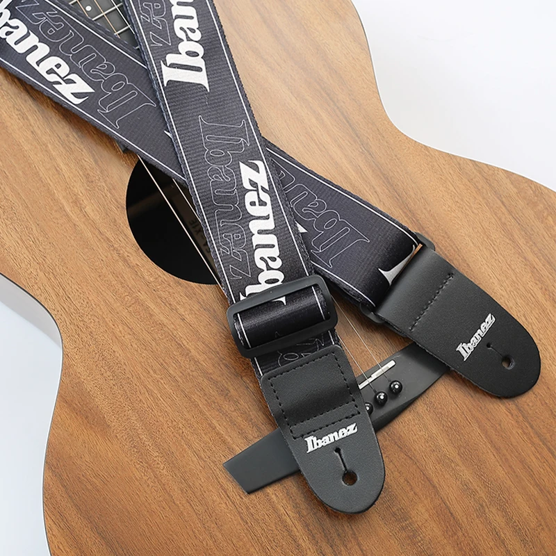 Ibanez Graphic Design Guitar Strap Red 7 Ibanez Graphic Design Guitar Strap Red - Image 7