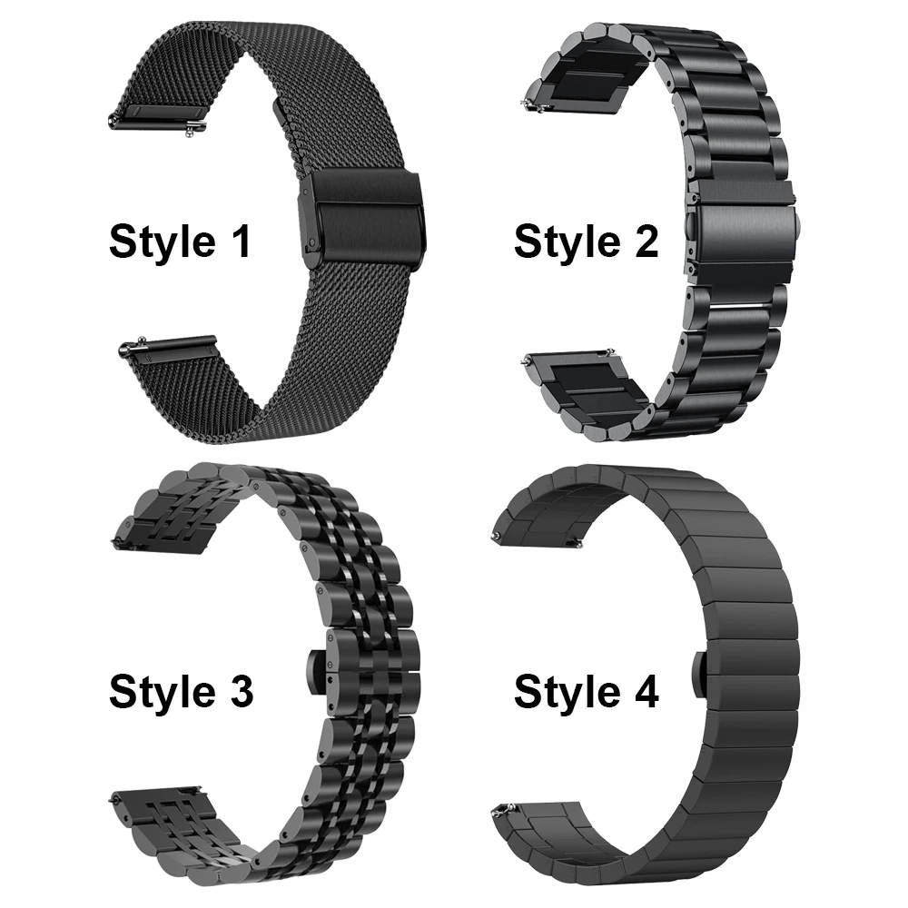 Stainless Steel 20mm Strap for Fossil Gen 6 6 Stainless Steel 20mm Strap for Fossil Gen 6 - Image 6