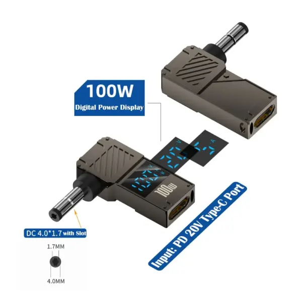 USB-C to DC Converter 100W with Display - Image 7