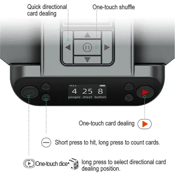 Automatic Card Shuffler with 5200mAh Battery - Image 3
