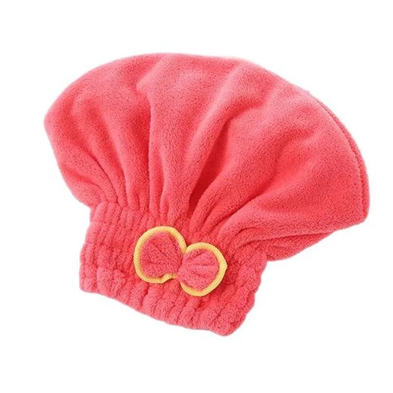Microfiber Hair Drying Towel with Bowknot Cap 6 Microfiber Hair Drying Towel with Bowknot Cap - Image 6