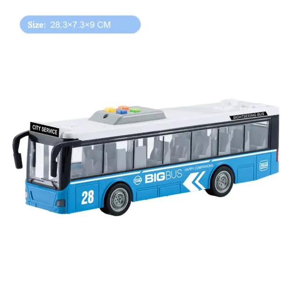 Large Inertia Double-Layer Sightseeing Bus Toy for Boys - Image 16
