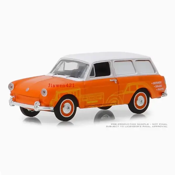 1966 VW Type 3 Van Alloy Model 1:64 Scale - Image 3